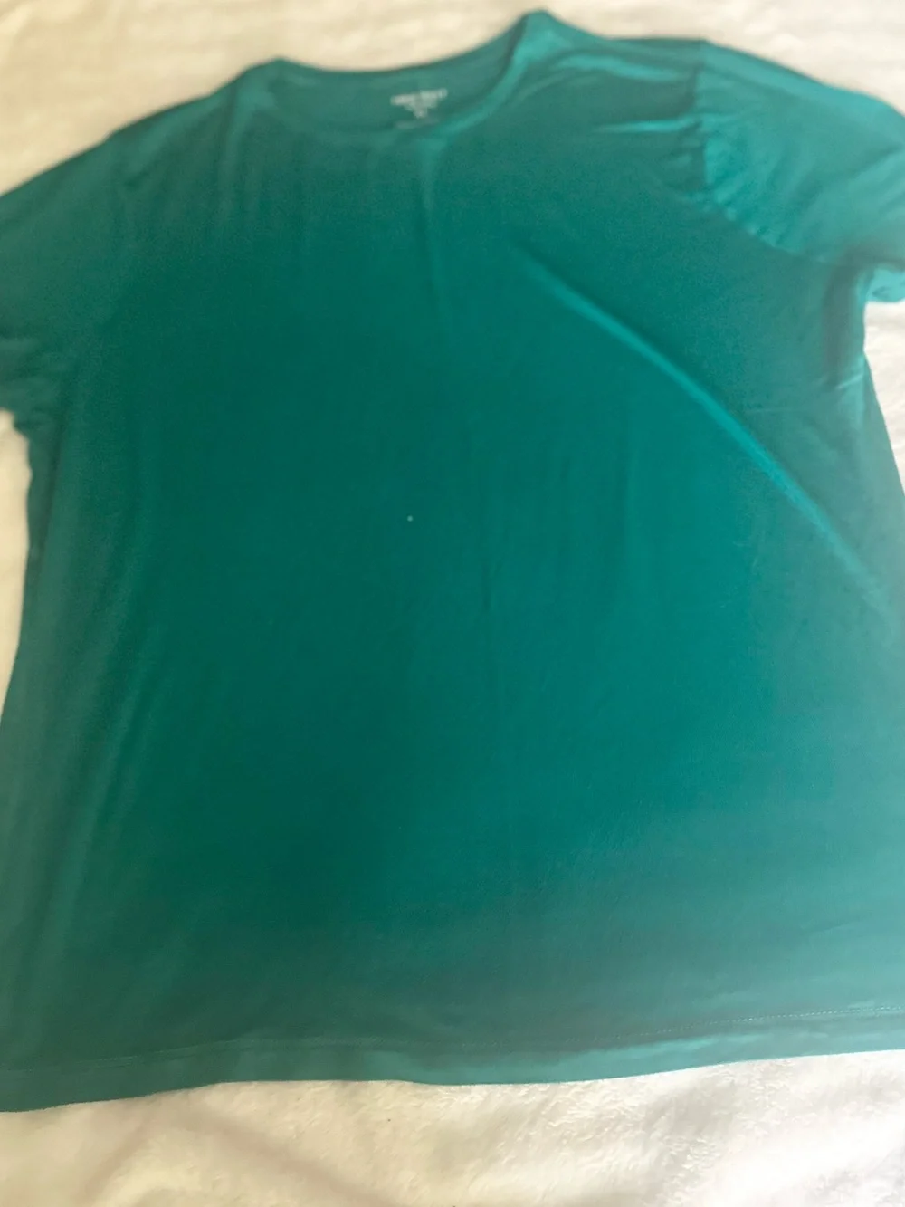 Nine West Women's Teal Crewneck Short-Sleeve Tee
